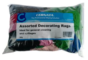 Decorators Rags - Coloured 100% Soft Cotton 500g